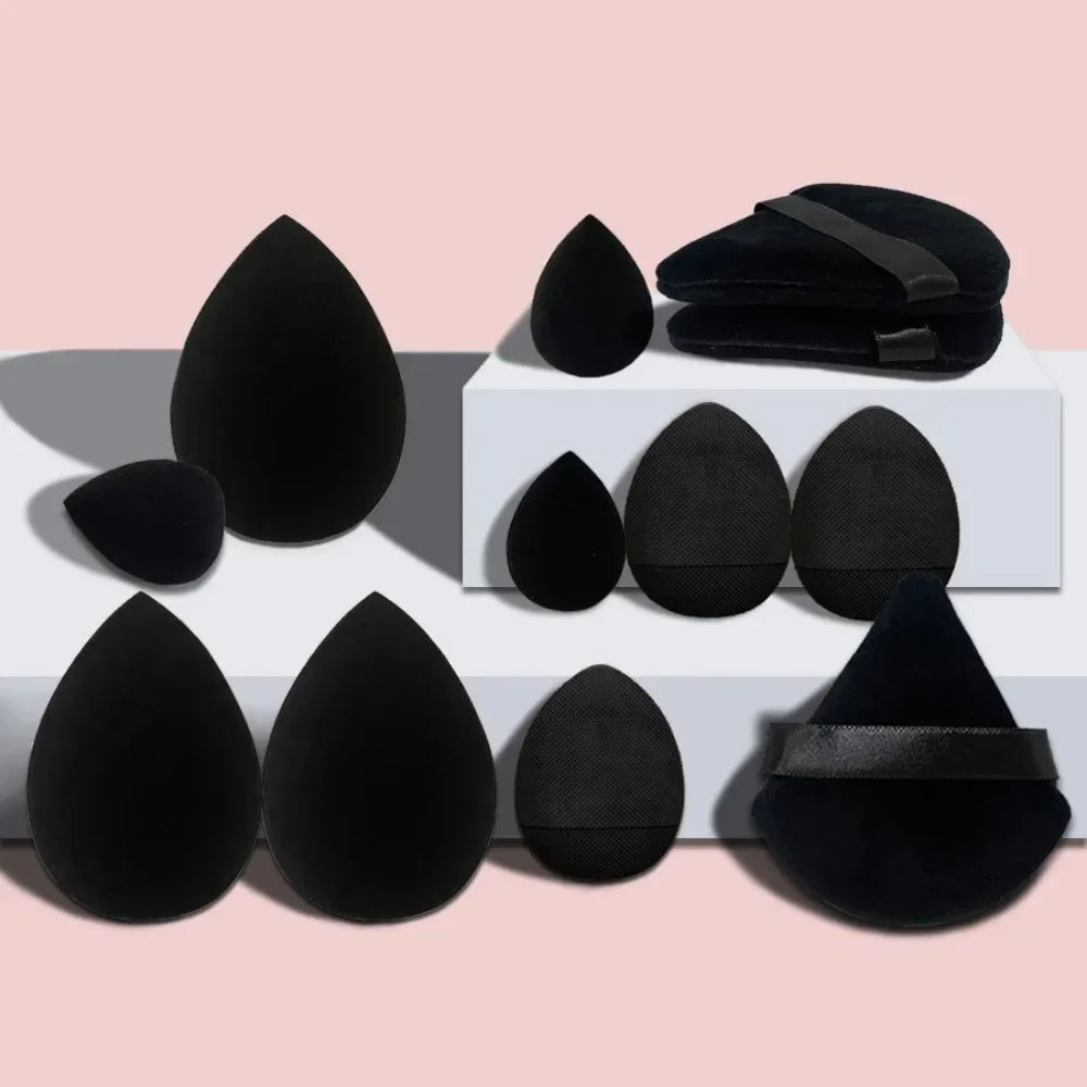 12PCS Makeup Sponge Blenders – Soft Cosmetic Puff Set for Foundation, Powder & Beauty Tools